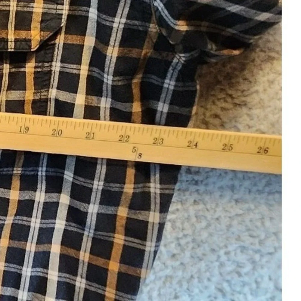 Carhartt Shirt‎ Mens 3XL Multicolor Relaxed Fit Plaid Cotton Pockets Button Down